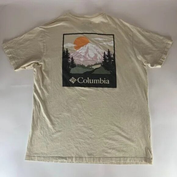 Lot of 6 Columbia Sportswear Multicolor Short Sleeve Crewneck Shirts Mens L and - Picture 6 of 9